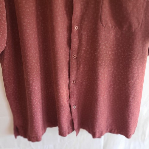 TravelSmith Mens 2XL Short Sleeve Button Front Silk Casual Shirt - Picture 5 of 6
