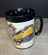 Vintage THERMO SERV Union Pacific Railroad Plastic Coffee Mug - Made in USA