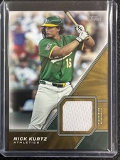 2026 Topps Series 1/Nick Kurtz #MLM-NK Major League Material Player-Worn Relic