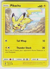 PIKACHU 40/147 BURNING SHADOWS COMMON POKEMON on eBay