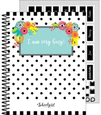Schoolgirl Style Simply Stylish Tropical Teacher Planner, 8" x 11" Undated T...