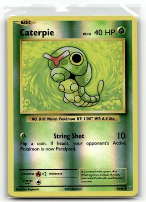 Caterpie 3/108 Pokemon XY - Evolutions Reverse Holo