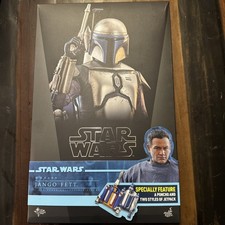 MMS589 Jango Fett Star Wars Attack of the Clones Hot Toys 1 6 Figure NEW MIB