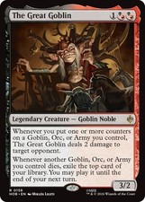 x1 The Great Goblin R MTG The Hobbit M/NM, En...