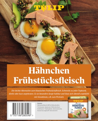 TULIP 3x 340g Hähnchen-Frühstücksfleisch Original Dänische Delikatesse Konserven - Bild 3 von 5