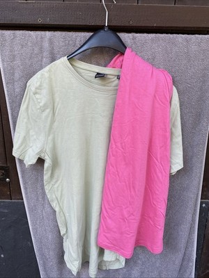 Only & Sons Herren T Shirt T Shirts 2 Stück Gr M Pink Beige Grün