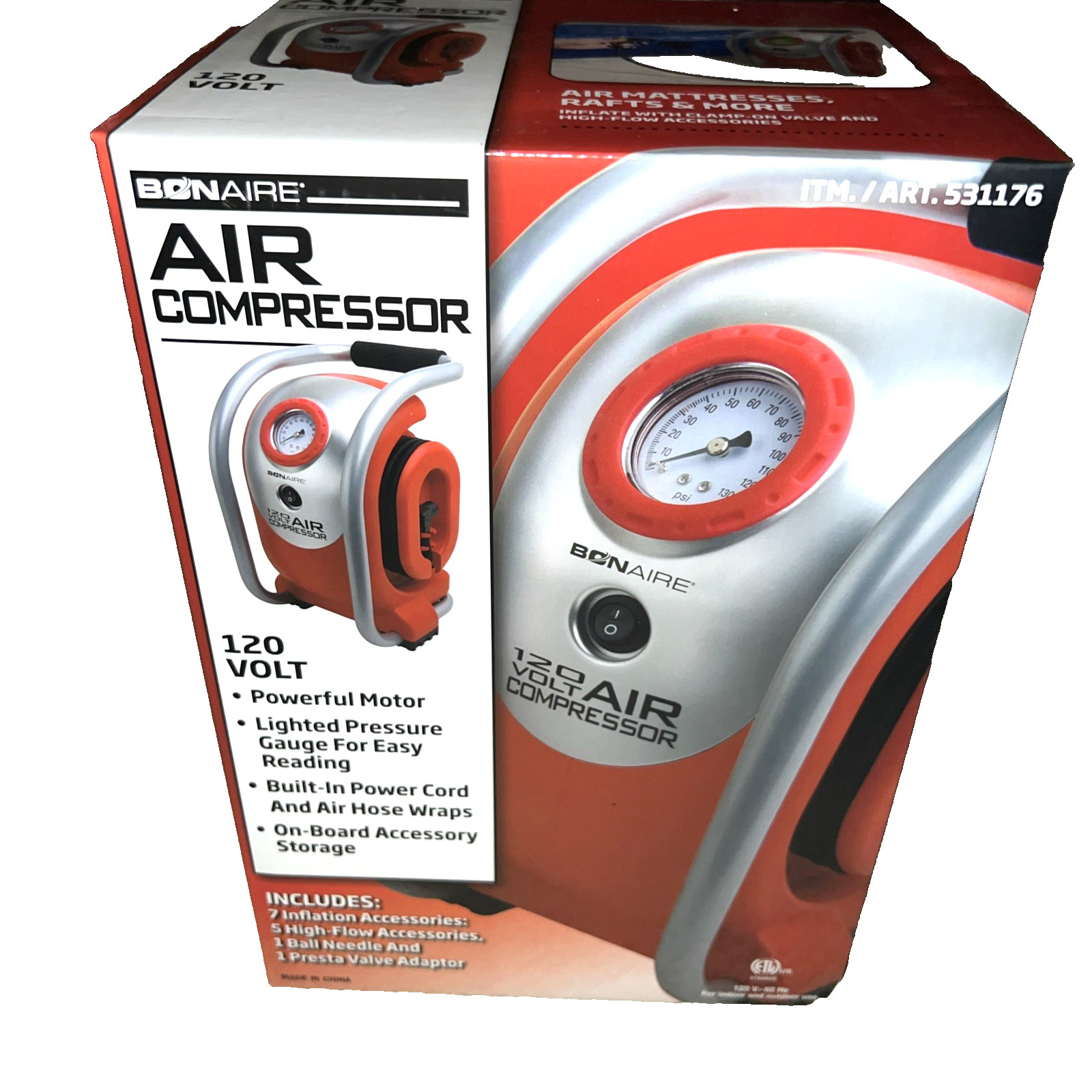 Producto compresor de aire Bonaire # WH160C nuevo