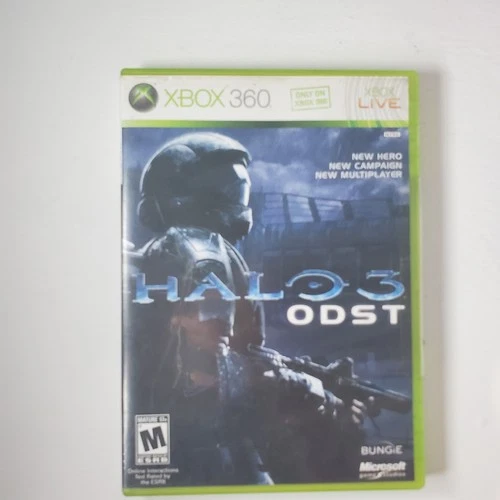 Halo 3 ODST Xbox 360 Video Game Complete With Both Discs Authentic