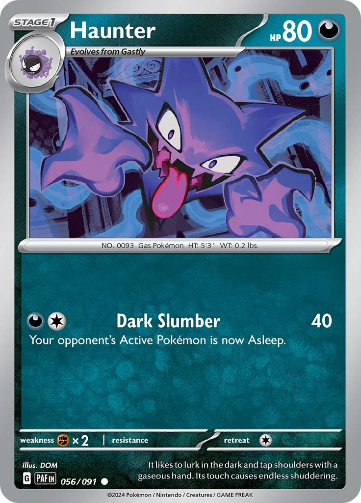 Haunter (056/091) [Scarlet &amp; Violet: Paldean Fates] Lightly Played Reverse