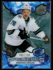 2021-22 Upper Deck Ice Green #229 Jonathan Dahlen RC 492/799