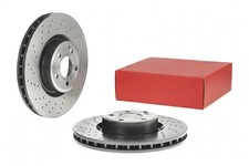 2x Bremsscheibe gelocht/innenbel. 09.B475.11 BREMBO für MERCEDES-BENZ SL 2x Bremsscheibe gelocht/innenbel. 09.B475.11 BREMBO für MERCEDES-BENZ SL