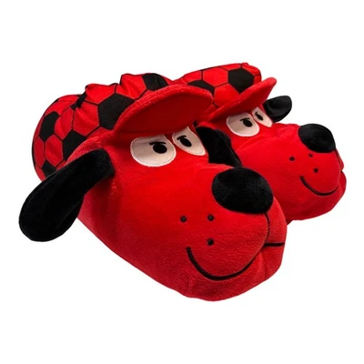 Pantofole Milan De Fonseca Moppine TEVERE Uomo Bambino Peluche Cane Milan Rosso