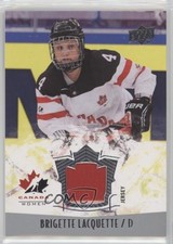 2015 Upper Deck Team Canada Juniors Jersey Brigette Lacquette #154 0o5t
