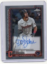 2025 Topps Chrome Baseball Rookie Autograph Base Daniel Schneemann RA-DS