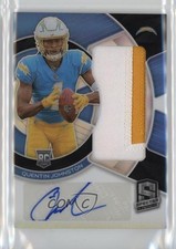 2023 Spectra Radiant Rookie Signatures 85/99 Quentin Johnston Patch Auto 16wc