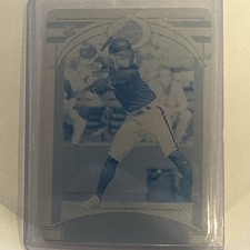 2020 Panini Legacy Bo Bichette Printing Plate Rookie Cyan 1/1 Toronto Blue Jays 