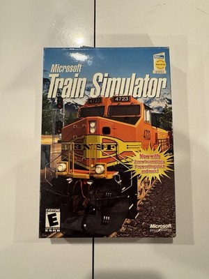 2001 Microsoft Train Simulator PC Video Game Fully Complete