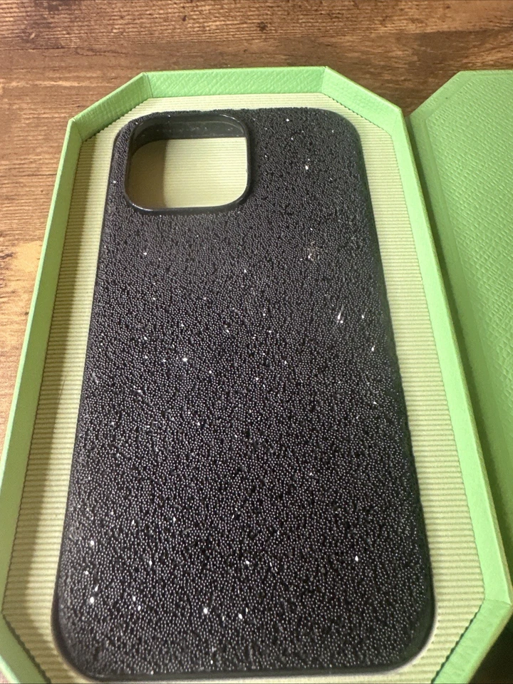 As-is Swarovski Crystal Smartphone Case iPhone 14 Pro Max With Box Fast Shipping Foto 2 de 4