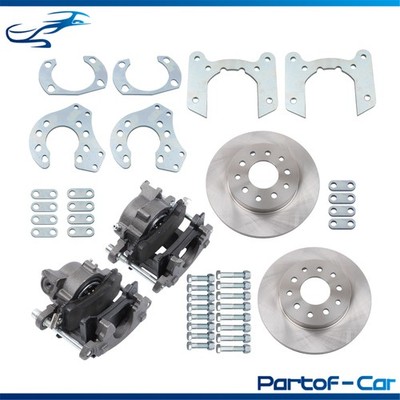 Complete 9Inch Rearend Bolt-On Rear Disc Brake Kit Conversion Universal for Ford