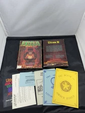 Ultima III Exodus - BOX NO GAME w/  Manuals Player Reference Card Booklets