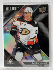 2024-25 Upper Deck Allure Leo Carlsson Black Rainbow Parallel Card