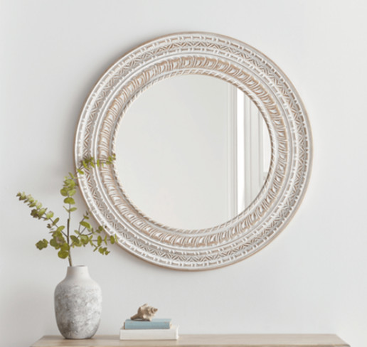 Cox & Cox Round Cassis Mirror