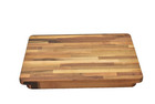 Sink Wood Butcher Block Cutting Board 17.5x12.5 Solid End Grain Kitchen Chop