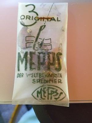 Mepps Aglia #1 Vintage 3 Pack   Original Packaging   Unopened Spinner Lures