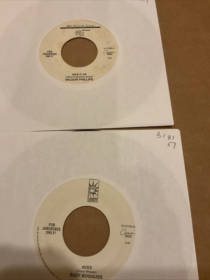 Lot of 6 Country Garth Brooks Tanya Tucker Suzy Boggles 45s 7" Promo Singles EX - Image 4 of 4