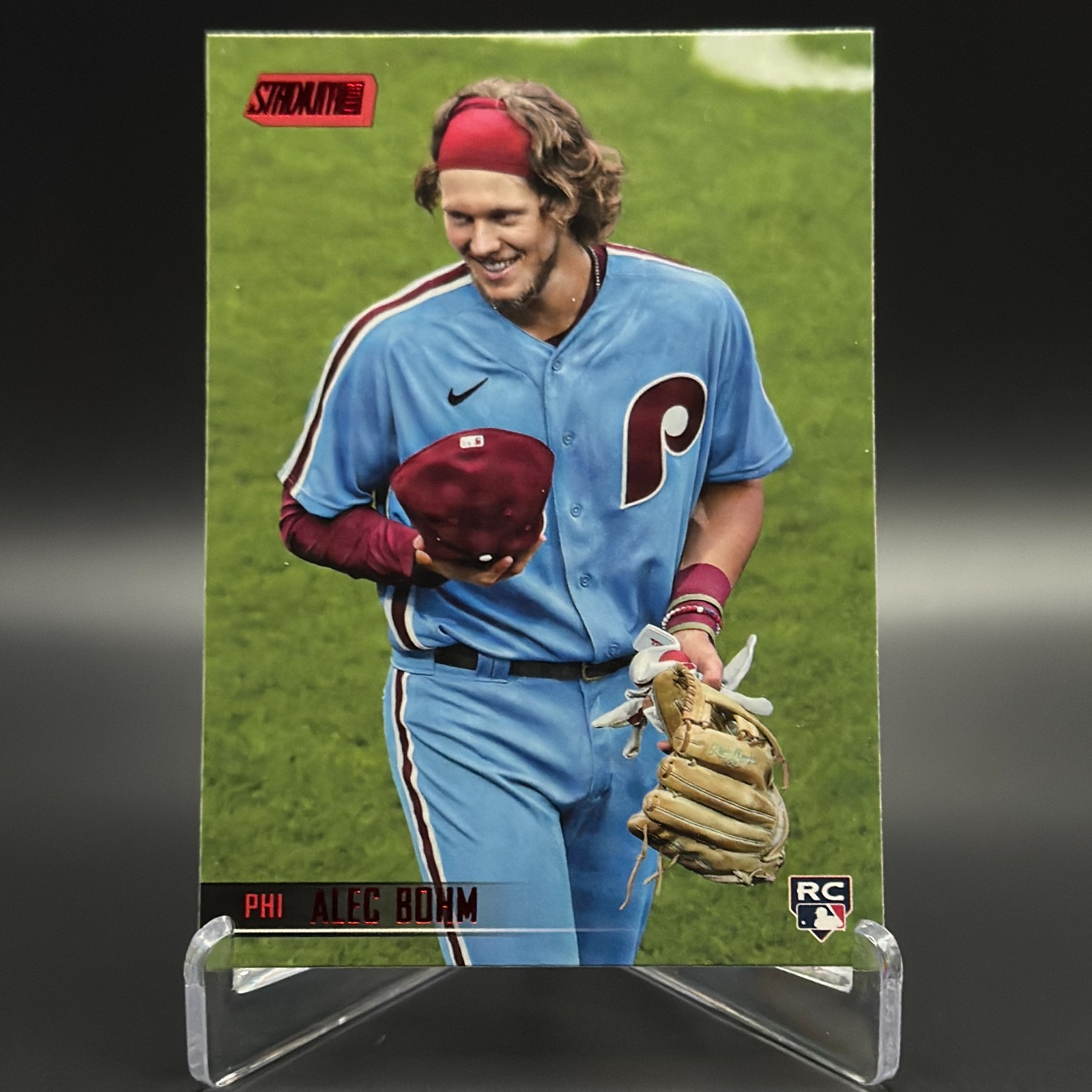 2021 Topps Stadium Club - Alec Bohm #112 Red Foil (RC)
