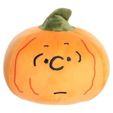 New Aurora Limited Edition Halloween Charlie Brown Pumpkin Plush, 7.5"