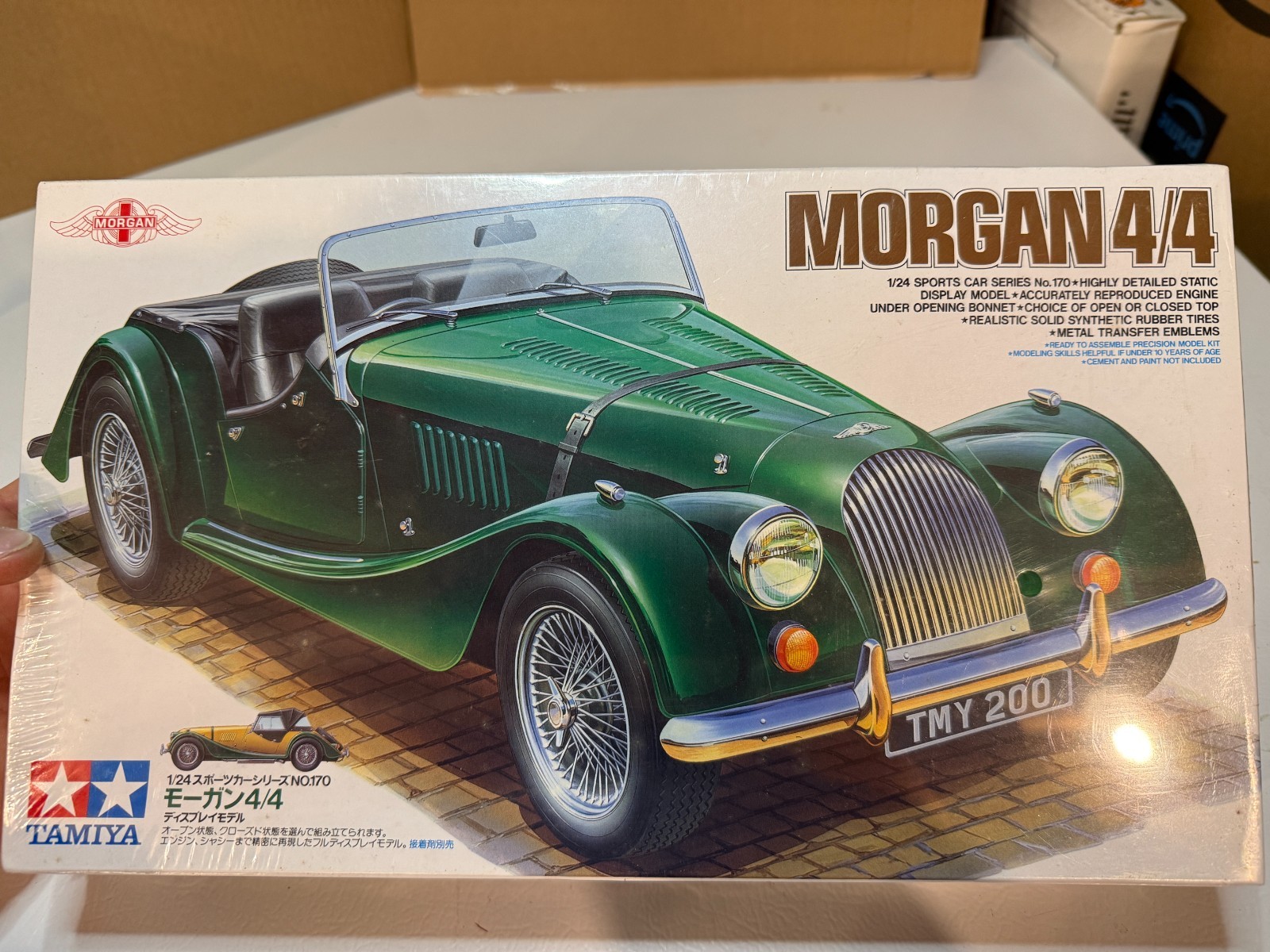 Morgan 4/4 Model kit-Rare Sports Car-#170 Made by Tamiya-1/2