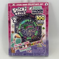 Sticki Rolls GREEN Wearable Shareable Sticker Bracelet Series 2 Collectible NEW