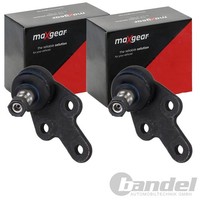 2X Maxgear Traggelenke Unten Vorne Beidseitig Passend FÜR Ford C-MAX Focus
