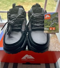 NEW OZARK TRAIL MEN  S WATERPROOF HIKING LOW TOP LEATHER UPPER SHOE SIZE 7