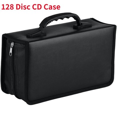 128 Disc CD DVD PU Portable Storage Case Bag Organizer Holder Wallet Album Box