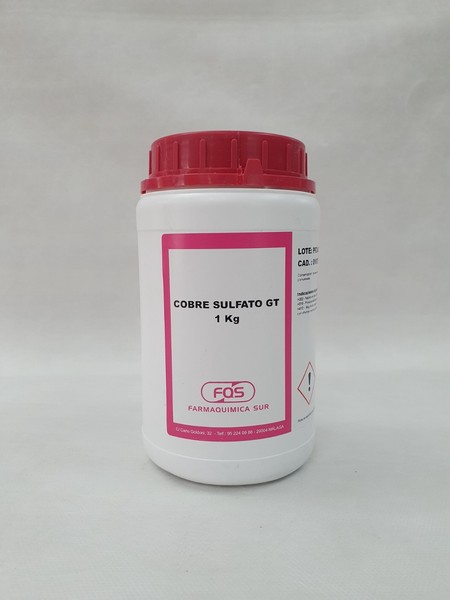 Sulfato de cobre 1 kg.