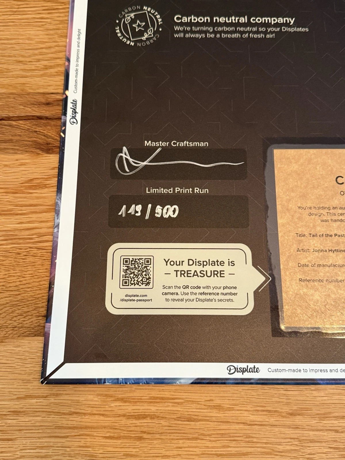 Displate Limited Edition Tail of the Past 119/500 Magnet & Sticker Set - No Box 12