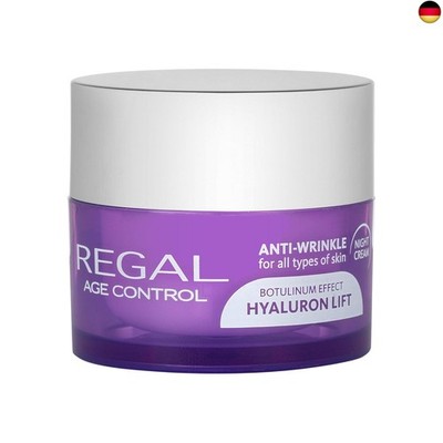 Regal Age Control Anti-Falten Nachtcreme Botolinium Effect Hyaluron Lift mit