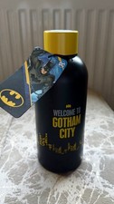 Batman Water Bottle Gotham City DC Comics Stainless Steel 400ml Double Walled.