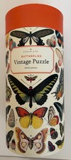 Cavallini & Co Vintage 1000 Piece Jigsaw Puzzle BUTTERFLIES Unused Excellent