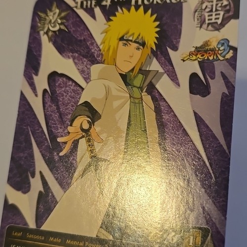 Naruto TCG CCG The 4th Hokage Promo Card English Light Played - Picture 8 of 17