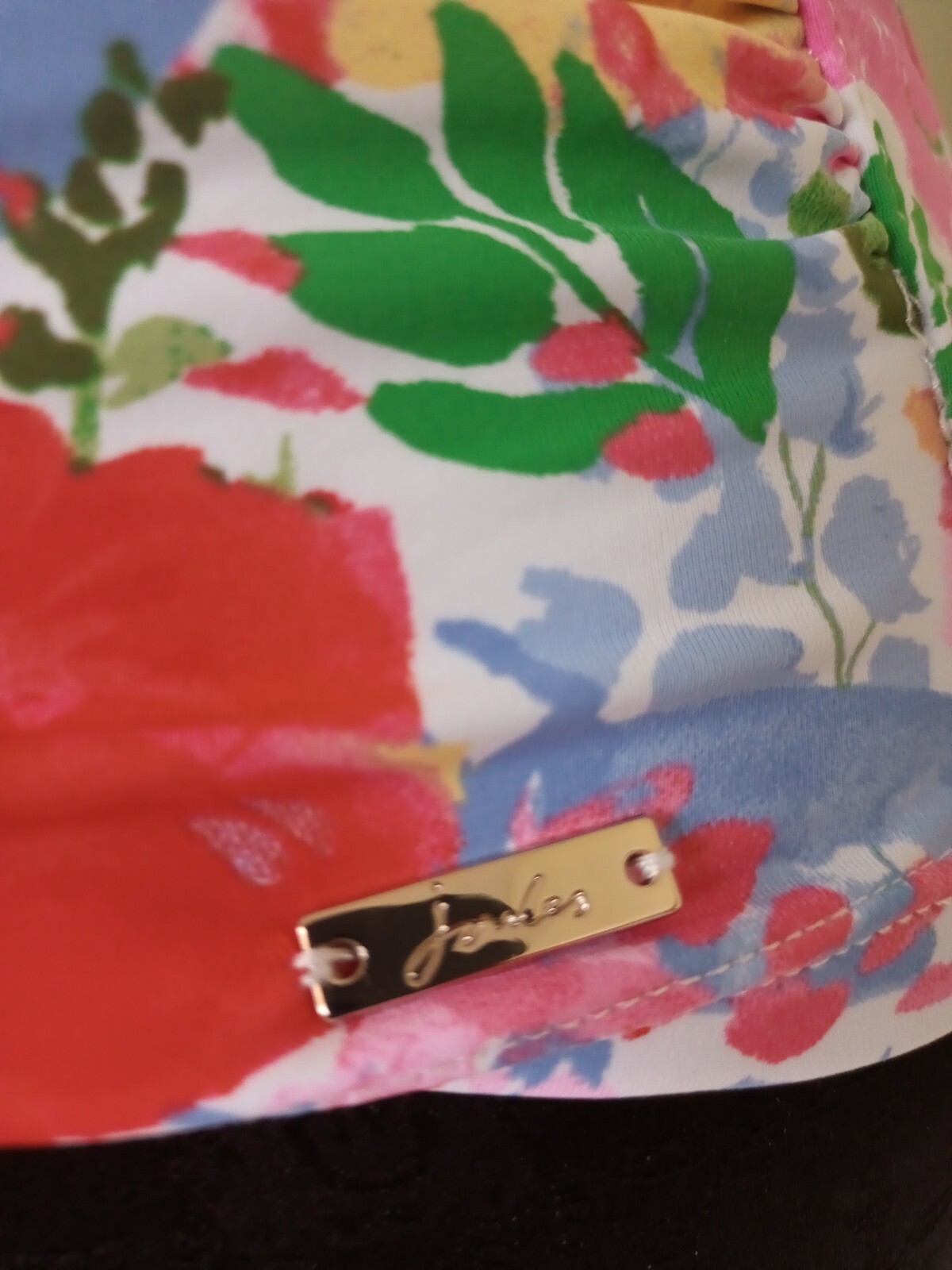 JOULES ROMA WHITE MEADOW TANKINI BIKINI TOP SIZE 10 PINK FLORALS BNWT RRP £29.95 image 8