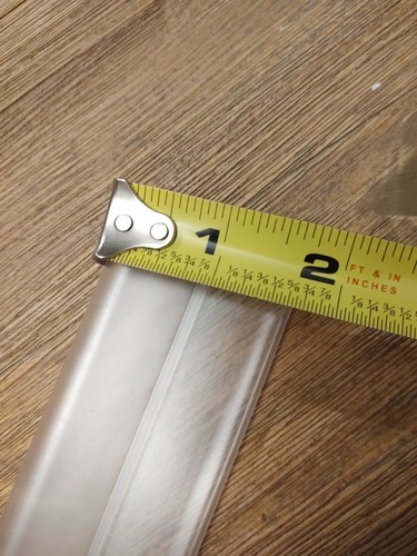 Clear Label & Holder Channel Strips 12 Extruded shelf strips. - Picture 8 of 12
