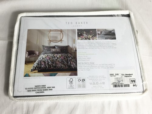 Ted Baker Garden Superking Duvet Cover set and Pillowcases - Picture 18 of 20