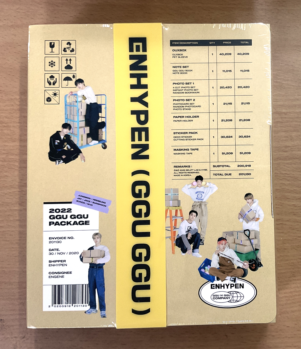 ENHYPEN 2022 GGU GGU PACKAGE (Sealed) + Store Gift Photos | eBay