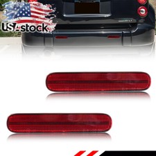 2PCS OE-Style Red Lens Rear Bumper Reflector ...