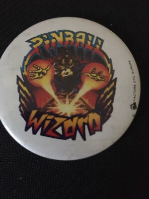 VINTAGE The Who PINBALL WIZARD 45mm Button Badge rare