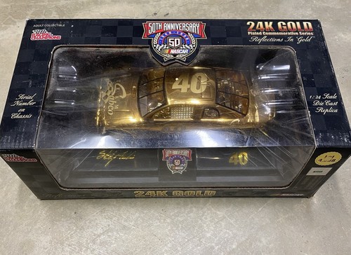 Racing Champions 1:24 Sterling Marlin 24k Gold Nascar Diecast - Picture 2 of 5