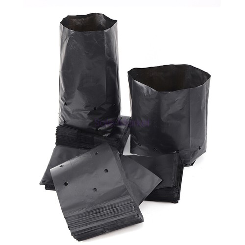 50Pcs PE Nursery Grow Bag Planter Flower Pot Garden Yard Planting Pouch Holder - Picture 11 of 11